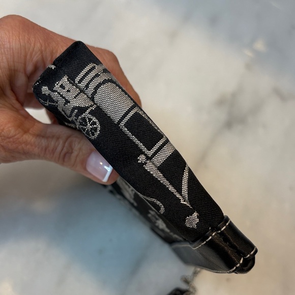 Coach Horse & Carriage Pleated Pouch Cosmetic Bag - Picture 11 of 15